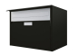 Preview: Briefkasten Huber Aluminium 300/400 Schwarz IGP Trend 9 (D)